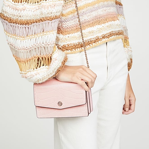 Tory Burch Handbags - Tory Burch Embossed Mini Crossbody